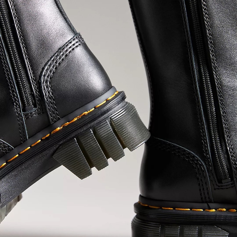 Dr. Martens Black Combat Boots - Picture 2 of 6